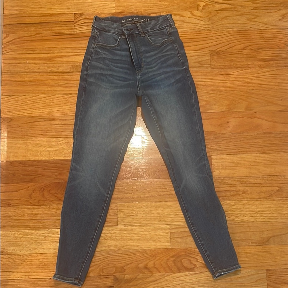 American Eagle Outfitters High Rise Blue Jeans